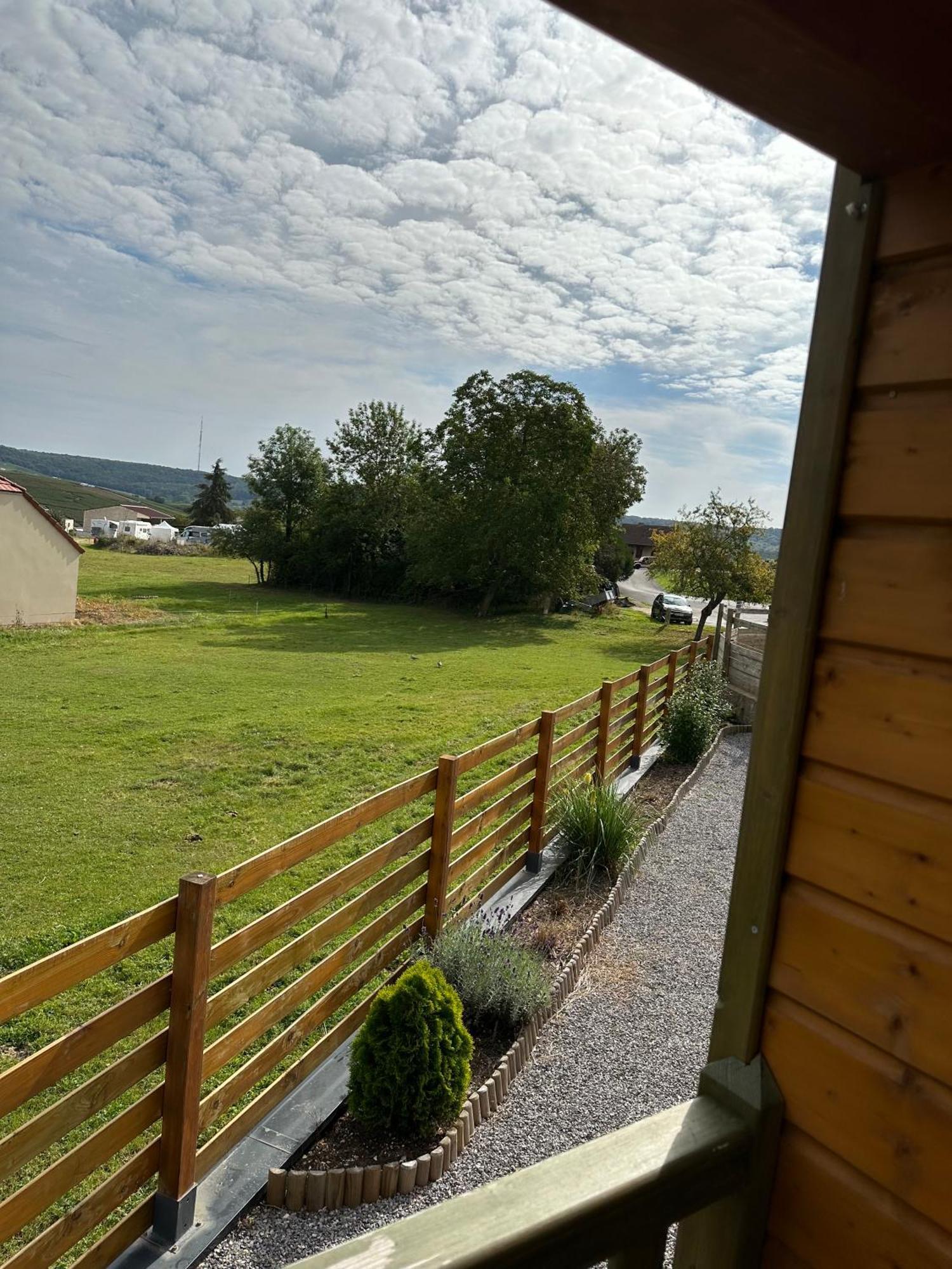 Vila Chez Celia, Roulotte En Champagne Fleury-la-Riviere Exteriér fotografie